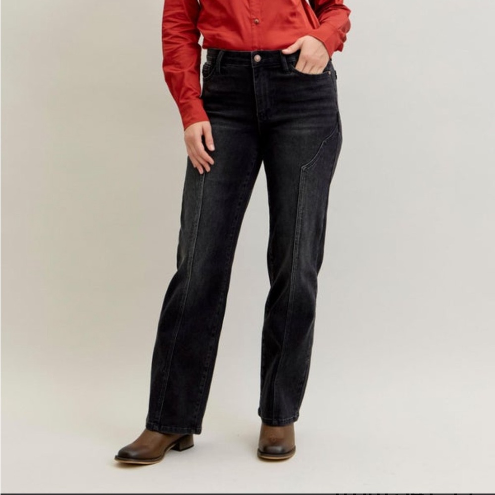 Judy Blue Black Straight Leg Jeans